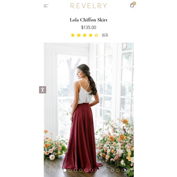 White maxi-skirt - Picture 3 of 3